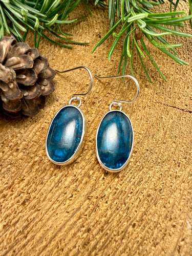 Neon Apatite Drop Earrings