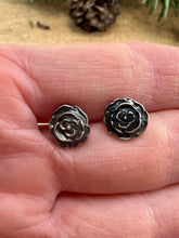 Load image into Gallery viewer, Rose Stud Earrings