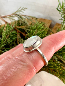 Rainbow Moonstone Ring Size 5