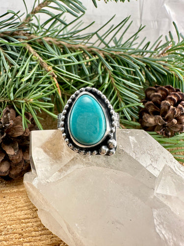 Turquoise Ring Size 8 1/4