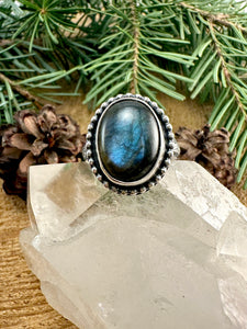 Labradorite Ring Size 10