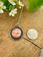 Load image into Gallery viewer, Wildflower Cotton Candy Agate Pendant