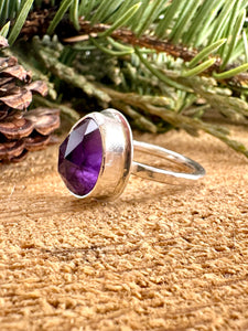 Amethyst Ring Size 5 1/2