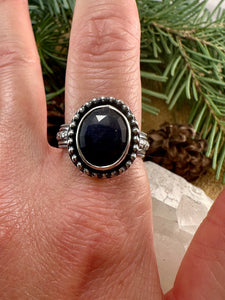 Blue Sapphire Ring Size 9