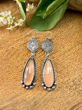 Load image into Gallery viewer, Pink Chalcedony Drop Earrings