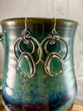 Load image into Gallery viewer, Turquoise Hoop Earrings