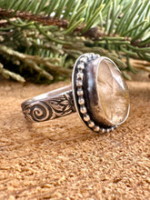 Load image into Gallery viewer, Rutilated Quartz Ring Size 8 3/4