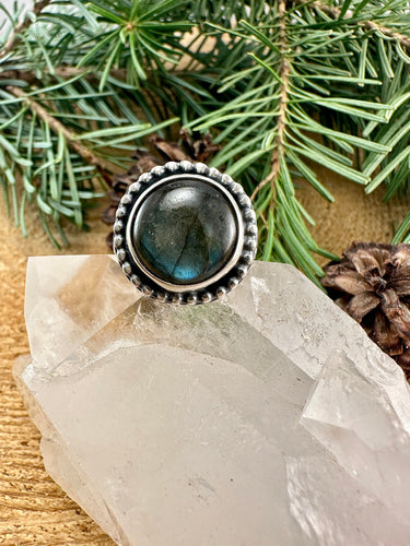 Labradorite Ring Size 7