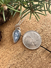 Load image into Gallery viewer, Icy Blue Teardrop Kyanite Pendant