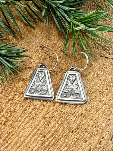 Triangular Drop Earrings