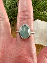 Load image into Gallery viewer, Aquamarine Ring Size 6 3/4