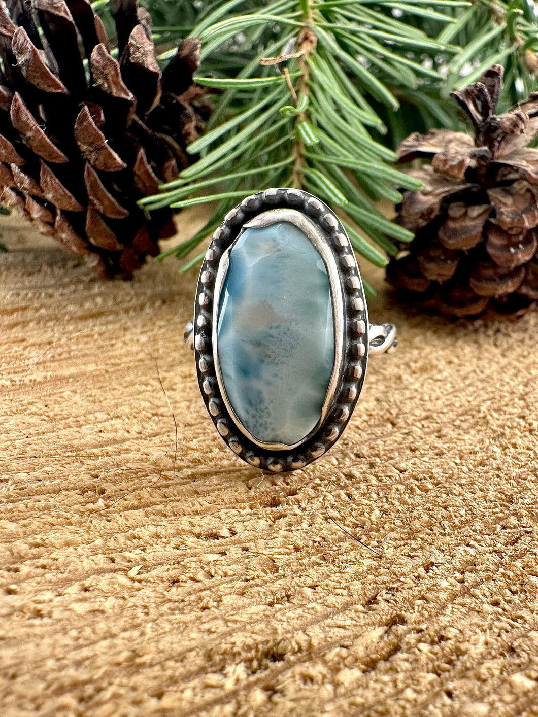 Larimar Ring Size 7 1/2