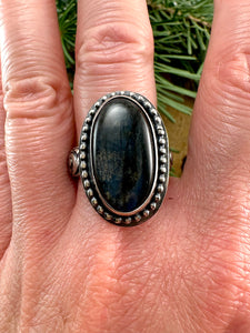 Labradorite Ring Size 10 1/2