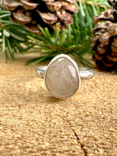 Load image into Gallery viewer, Rainbow Moonstone Ring Size 7