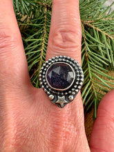 Load image into Gallery viewer, Blue Sun Sitara Ring Size 7 1/2 &amp; 9 3/4