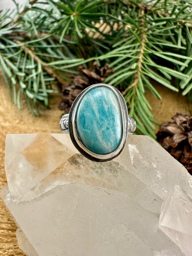 Amazonite Ring Size 6 3/4