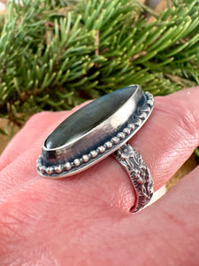 Labradorite Ring Size 7