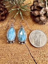 Load image into Gallery viewer, Larimar Drop Earrings