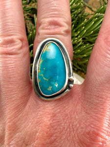 Fox Turquoise Ring Size 6 1/2