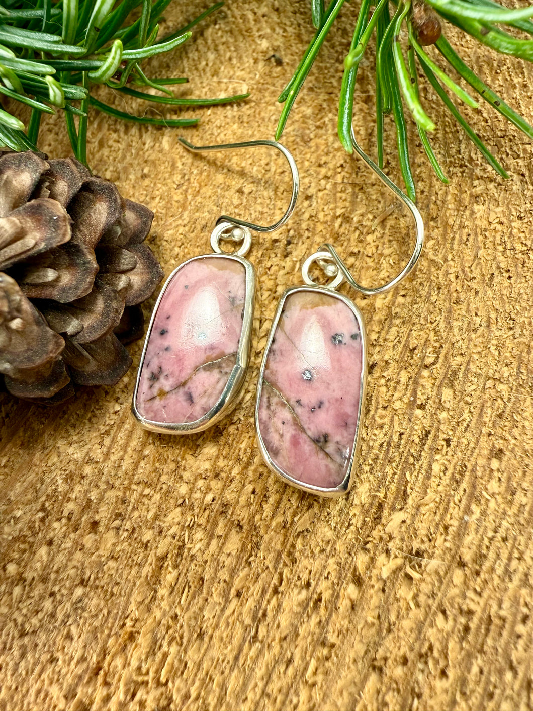 Rhodonite Drop Earrings