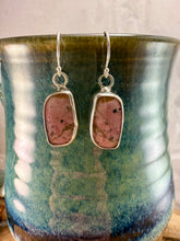 Load image into Gallery viewer, Rhodonite Drop Earrings