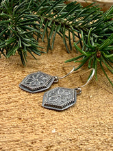 Load image into Gallery viewer, Hexagon Drop Earrings