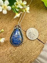 Load image into Gallery viewer, Midnight Tide Sodalite Pendant