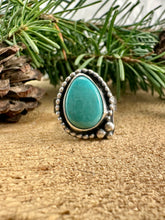 Load image into Gallery viewer, Turquoise Ring Size 8 1/4
