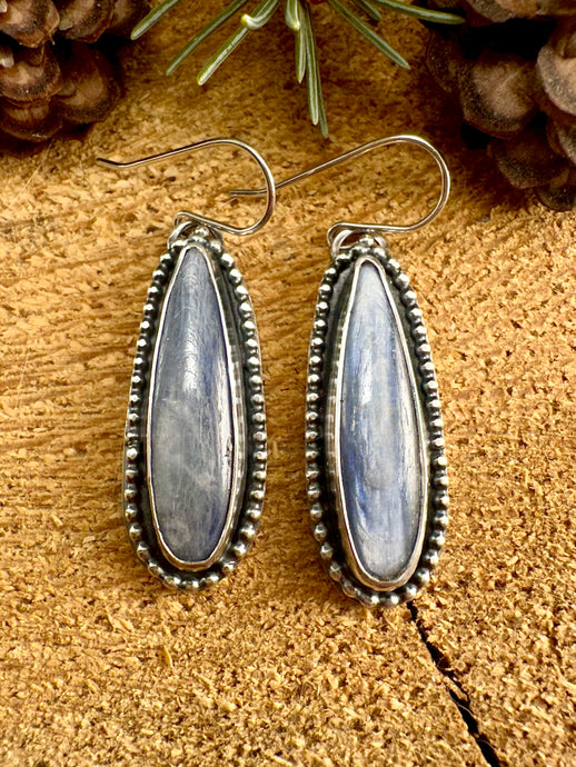 Blue Kyanite Drop Earrings