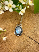 Load image into Gallery viewer, Starlight Rainbow Moonstone Pendant