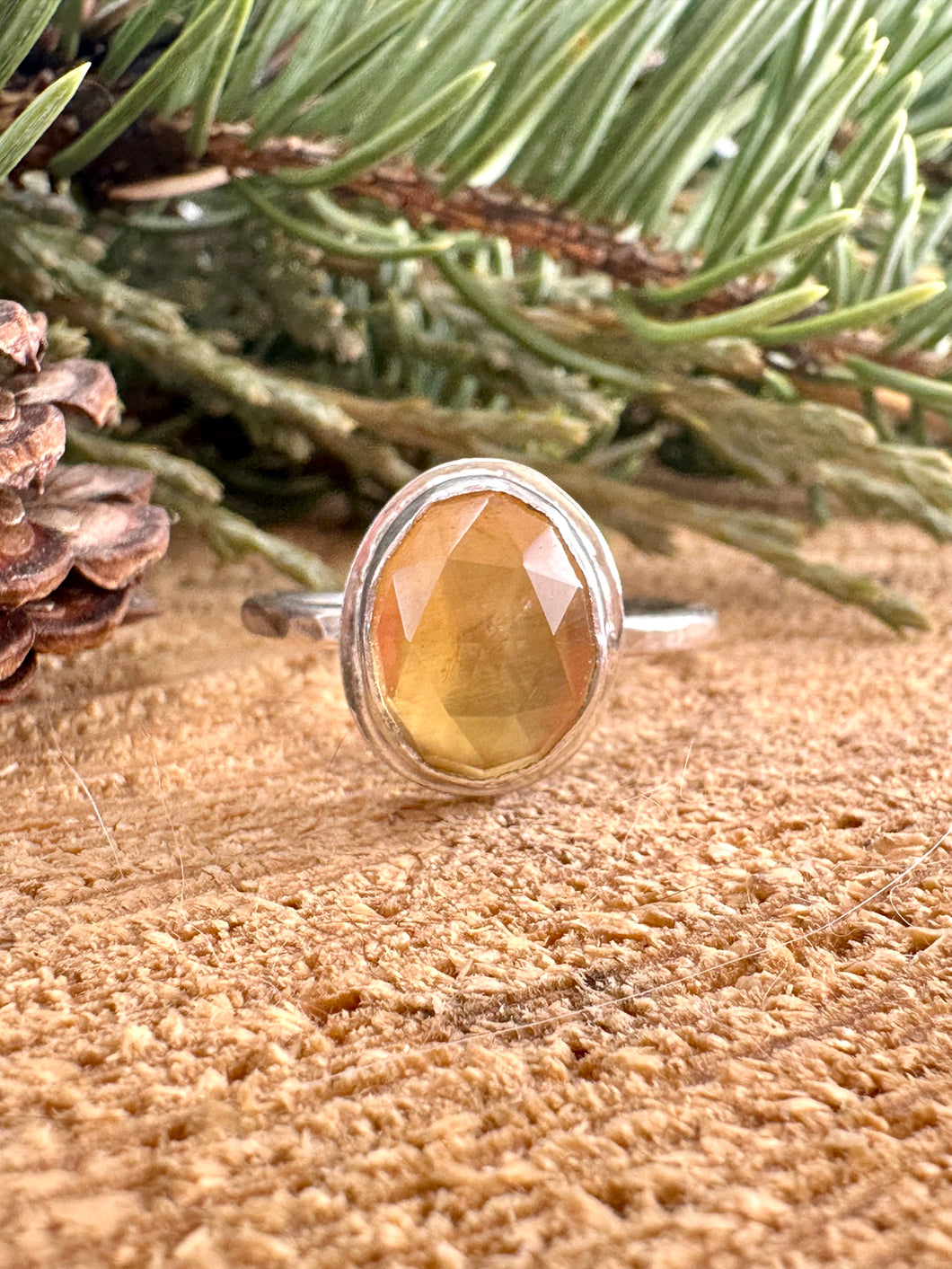 Citrine Ring Size 10