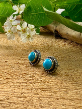 Load image into Gallery viewer, Turquoise Stud Earrings