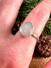 Load image into Gallery viewer, Rainbow Moonstone Ring Size 7