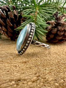 Larimar Ring Size 7 1/2