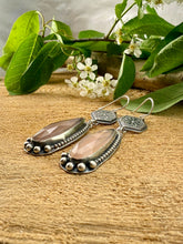 Load image into Gallery viewer, Pink Chalcedony Drop Earrings