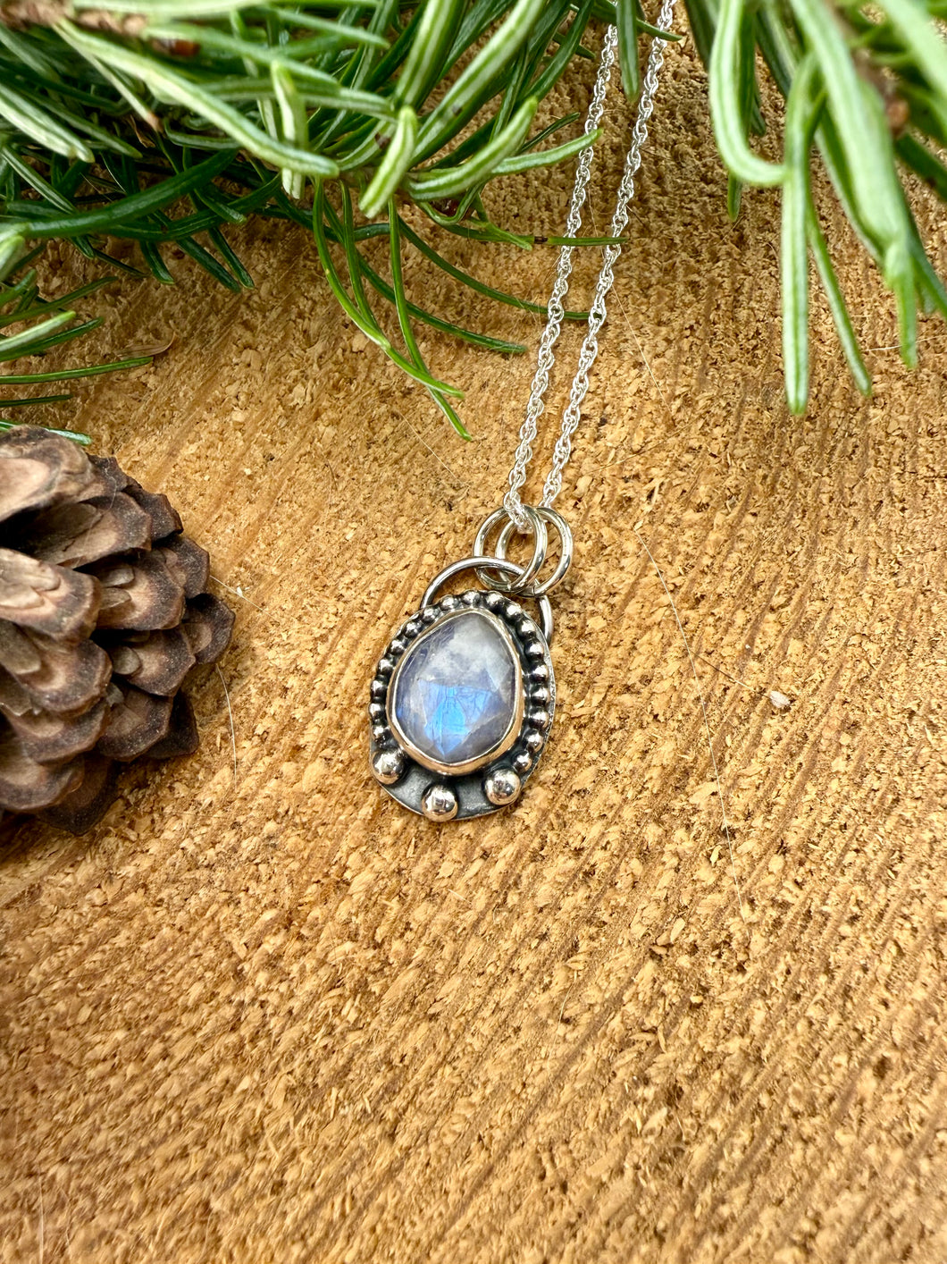 Rainbow Moonstone Pendant
