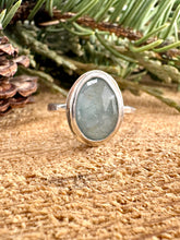 Load image into Gallery viewer, Aquamarine Ring Size 6 3/4