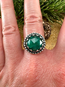 Malachite Ring Size 6 3/4