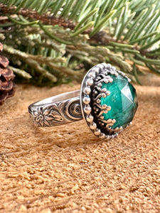 Malachite Ring Size 6 3/4