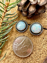 Load image into Gallery viewer, Sterling Opal Stud Earrings