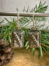 Load image into Gallery viewer, Rectangular Drop Earrings
