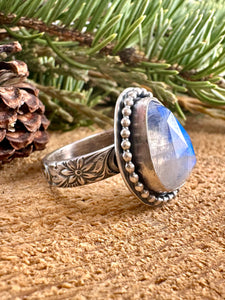 Moonstone Ring Size 10