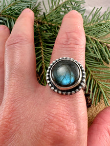 Labradorite Ring Size 7