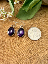 Load image into Gallery viewer, Amethyst Drop Earrings