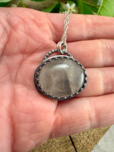 Load image into Gallery viewer, Forest Blush Rose Quartz Pendant
