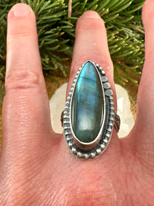 Labradorite Ring Size 7