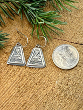 Load image into Gallery viewer, Triangular Drop Earrings