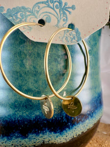 Bee Endless Hoop Earrings