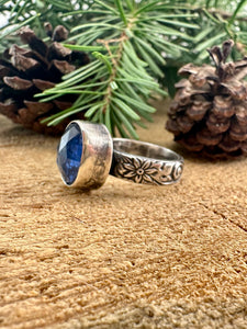 Blue Kyanite Ring Size 5 1/4