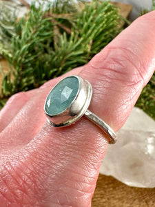 Aquamarine Ring Size 6 3/4